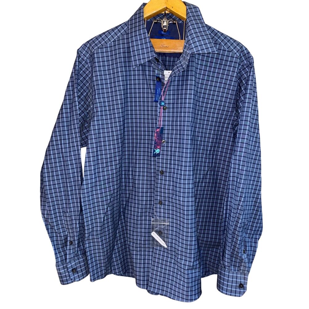 Egara Men’s Warehouse long sleeve non-iron stretch slim fit button down XL NWT